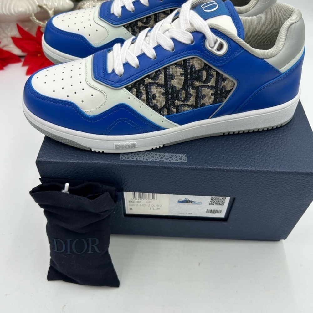 Women’s Dior B 27 low top leather sneakers size 39 made in Italy - Picture 6 of 12